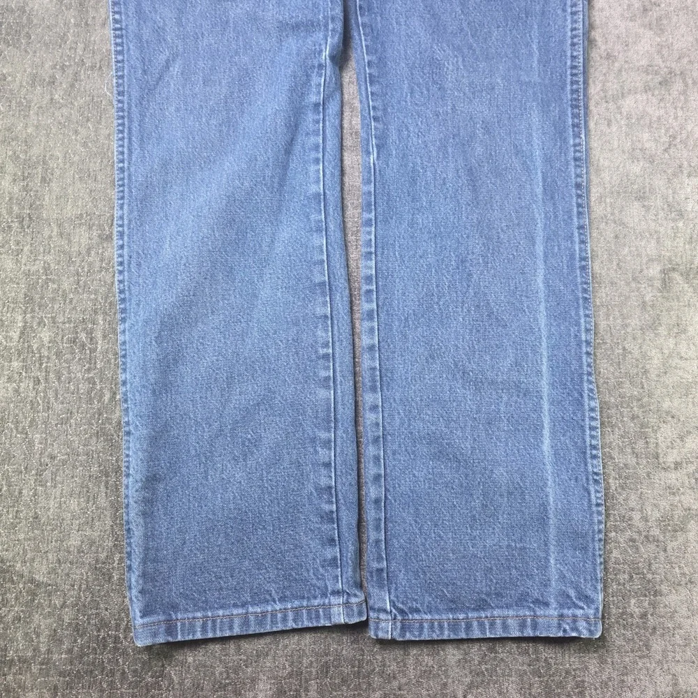 Wrangler Cowboy Cut Jeans Mens 34x34 (33x33) Medium Wash Straight Rodeo Western
